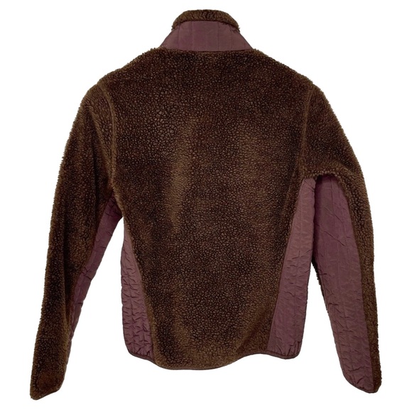 Vintage Patagonia Retro-X Deep Pile Fleece Jacket Brown Women’s S 1997 - Picture 2 of 8